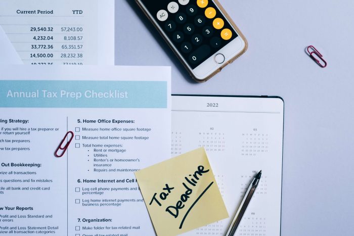 Tax deadline millards